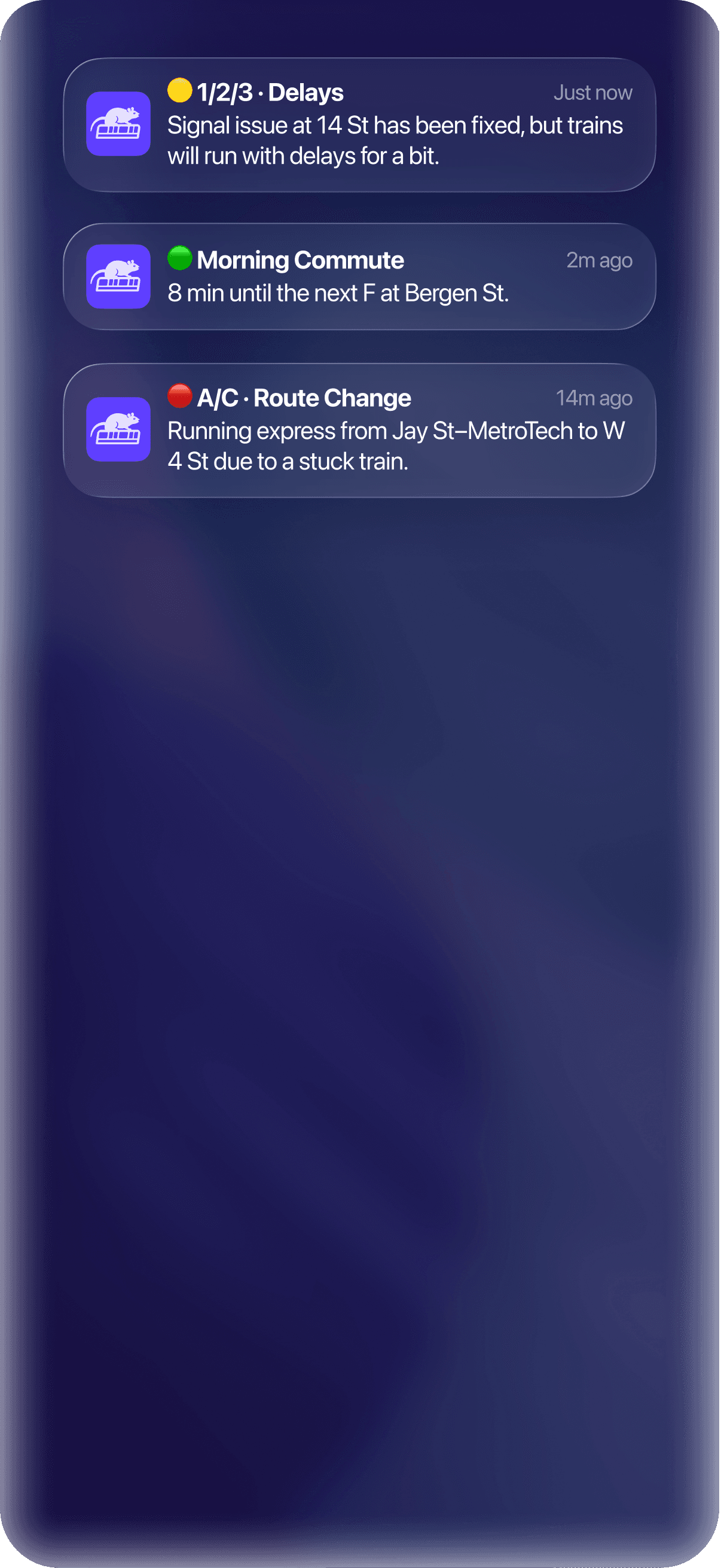 Notifications — lock screen alerts