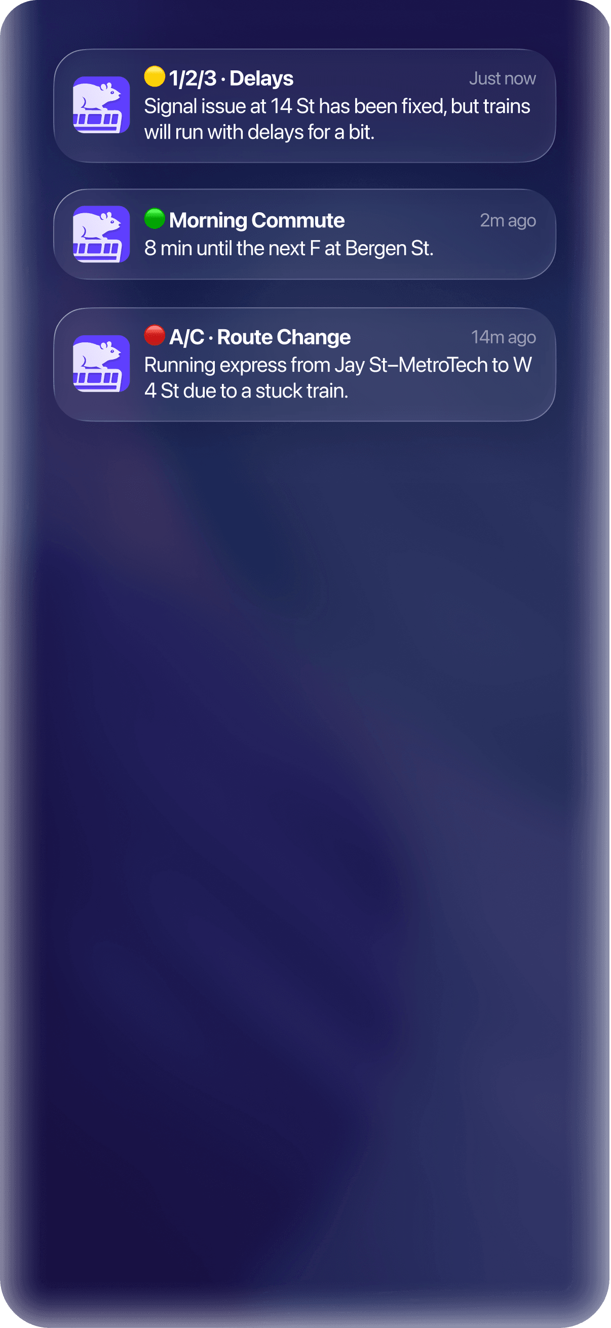 Notifications — lock screen alerts